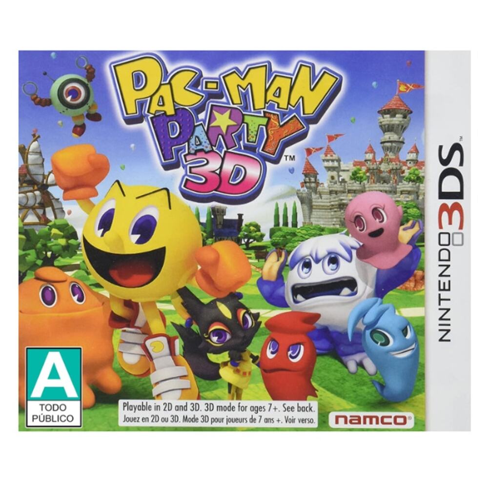 Pac-Man Party 3D Nintendo 3DS Electronic Digital Video Game Namco Entertainment